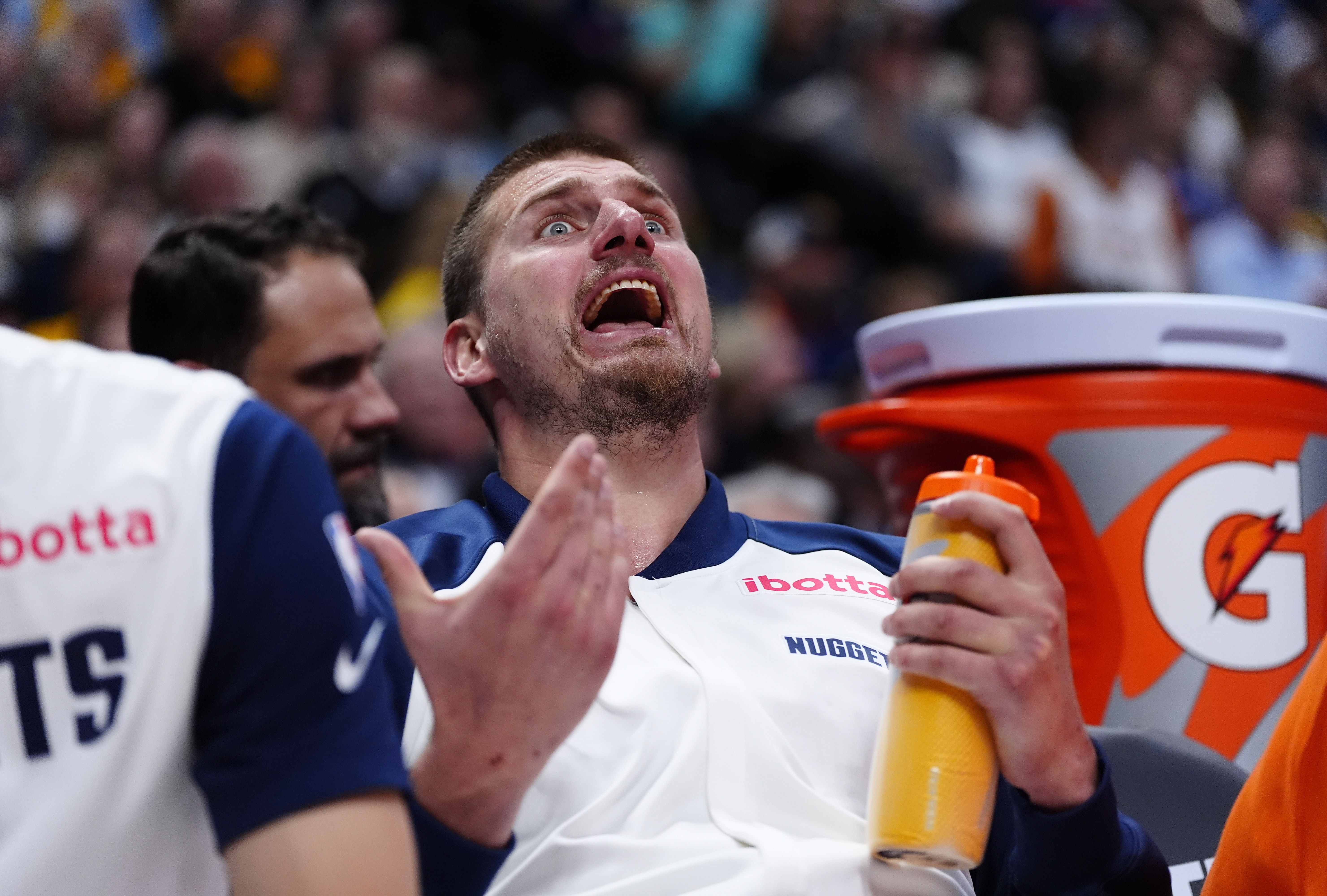 It's not all wins for Nikola Jokic this offseason. (Photo: IMAGN)